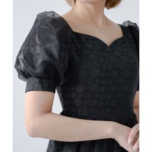 「qumerry.」 半袖ワンピース MEDIUM ブラック レディース