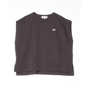 「Coca Cola」 半袖Tシャツ L チャコールグレー レディース