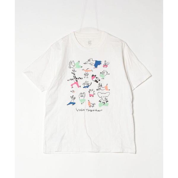 「Design Tshirts Store graniph」 半袖Tシャツ M ホワイト メンズ