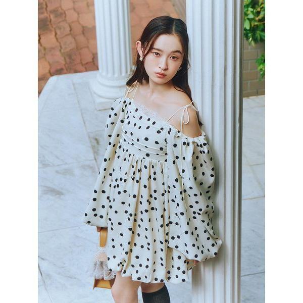バルーンミニドレス レディース