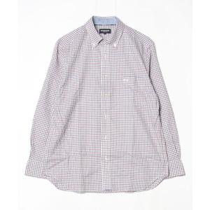 シャツ 微起毛ギンガム メンズ
