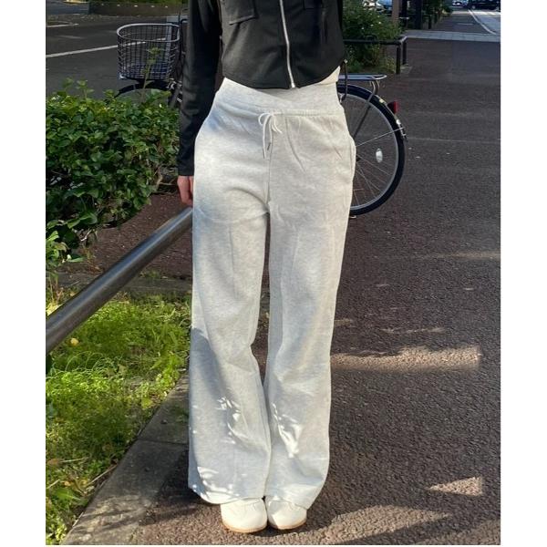 スウェットパンツ ジャージ ハイウエストストレートスウェットパンツ レディース メンズ