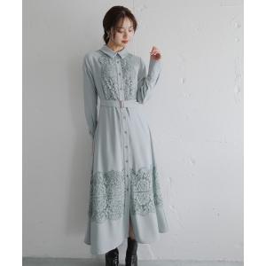 ワンピース スソレースキリカエワンピース625316