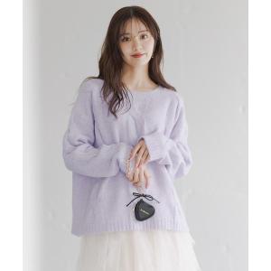 ニット セーター ユルケーブルニット617733 レディース