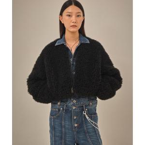 ブルゾン アウター 「 VERSEAU / ヴェルソー 」　チベットラムリバーシブルブルゾン　23720205　JON レディース メンズ