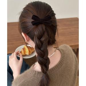 ヘアゴム ベロアリボンヘアゴムの商品画像