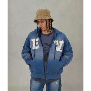 EVISU（エヴィス） パーカー 「EVISU」CONTRAST PANELS AFTER-HOOD