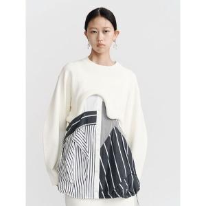 ブラウス シャツ DECONSTRUCTION DOCKING SHIRT CAMISOLE / ディコンストラクションドッキングシャツキャミソール レディース