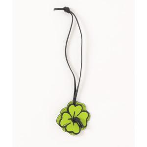 キャップ 帽子 'KENZO Cartoon' クローバー チャーム イン レザー メンズ