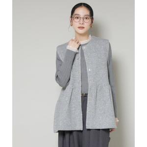 HYKE（ハイク） ニットベスト - ネイビー レディース : ZOZOTOWN Yahoo