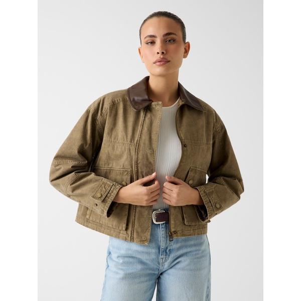 ミリタリージャケット モッズコート MANON Cropped Field Jacket ジャケット...