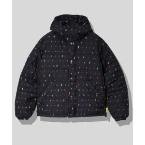 マウンテンパーカー ウインドブレーカー  gym master/ジムマスター　ハッピーペイント中綿 マウンテンパーカー メンズ レディース