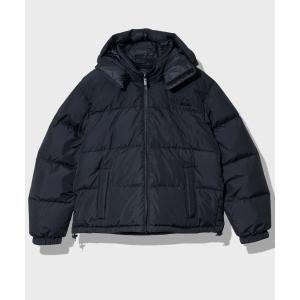 ダウンジャケット ダウン FIRST DOWN/ファーストダウン　BUBBLE DOWN JKT HOOD SHORT SMU メンズ レディース