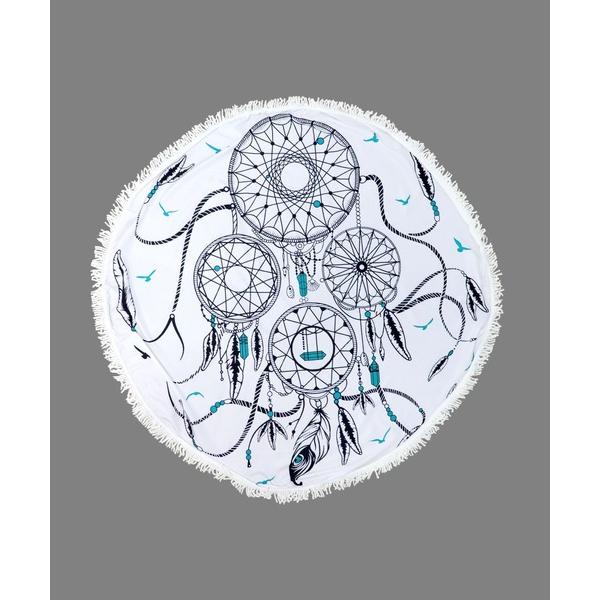 ランチョンマット ビーチグッズ クロス 丸型