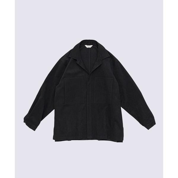 シャツ 「STILL BY HAND」Synthetic leather over shirt メン...