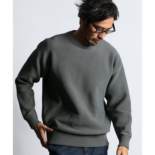 セーター ニット WASHABLE WAFFLE KNIT：自宅で洗える ウォッシャブル ワッフルニ...