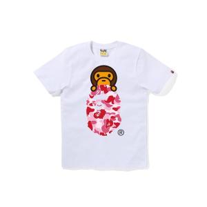 tシャツ ABC CAMO MILO ON APE HEAD TEE レディース