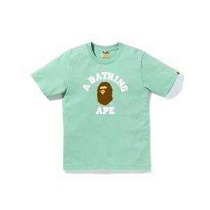 A BATHING APE アベイシングエイプ 1ST CAMO BIG BABY MILO TEE クルーネック半袖Tシャツカットソー レディース ホワイト/カーキ 002TEL202003L A BATHING APE® Multi Pixel Camo Big Baby Milo Tee | Bape official