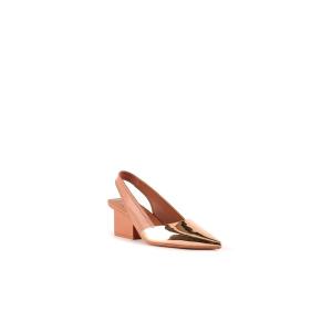 「UNITED NUDE」 ヒールサンダル 38 ブラック×シルバー レディース
