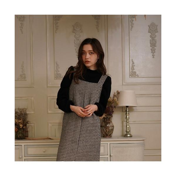 「t a r o s u」 ノースリーブワンピース FREE グレー レディース