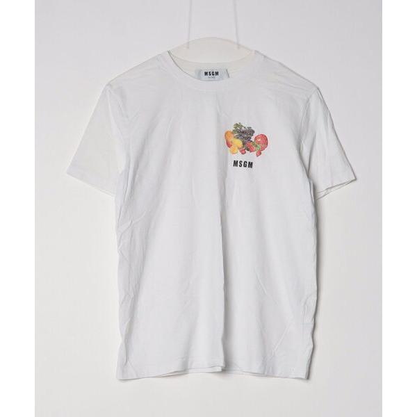 「MSGM」 半袖Tシャツ S ホワイト レディース