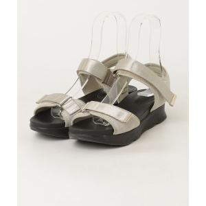 「GLOBAL WORK」 フラットサンダル LARGE ベージュ レディース