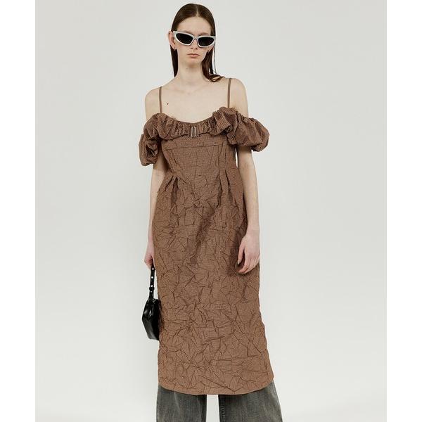 「MAISON SPECIAL」 ノースリーブワンピース FREE ブラウン レディース