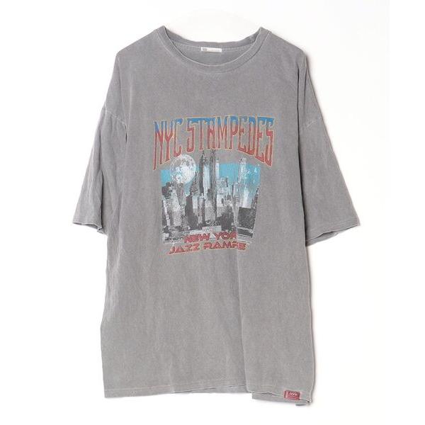 「Java」 半袖Tシャツ X-LARGE グレー レディース