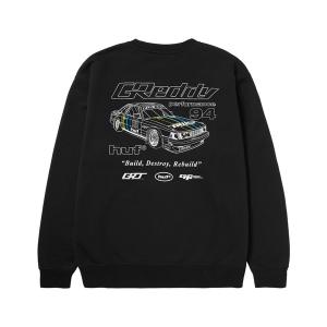 HUF×BRONZE56K クルーネックスウェット フォレストグリーン メンズ