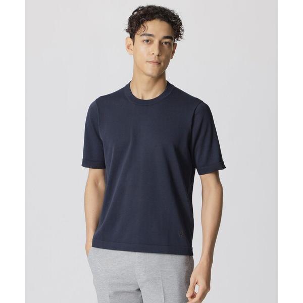 tシャツ ドレスニットＴシャツ　TEXBRID（R）プレーティング メンズ