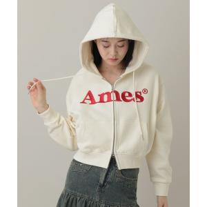 aeae パーカー WEB LOGO CROP HOOD ZIP UP WEB LOGO CROP HOOD ZIP UP（パーカー）｜aeae（エーイーエーイー）の