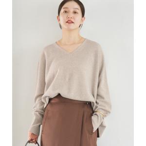 ニット セーター 「追加3」Fineニュージーウール ニュアンス Vプルオーバー レディース