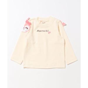 袖お顔アップリケプルオーバー キッズ 子供服 女の子