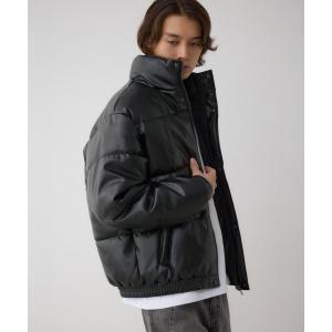 ブルゾン アウター 合皮中綿ブルゾン メンズ