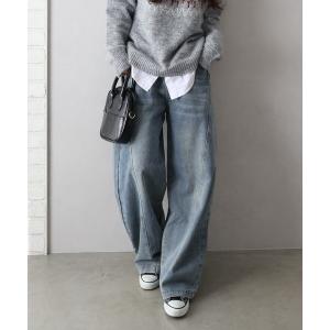 ジーンズ デニム デニムパンツ デニムバレルパンツ レディース