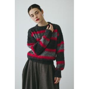 シャギーニットトップス レディース