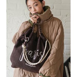 トートバッグ 3WAYボアロープトートバッグ レディース