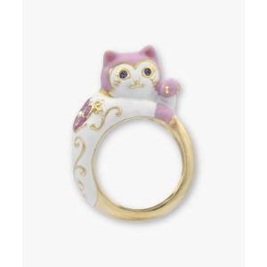 指輪 リング 招き猫モチーフ リング レディース