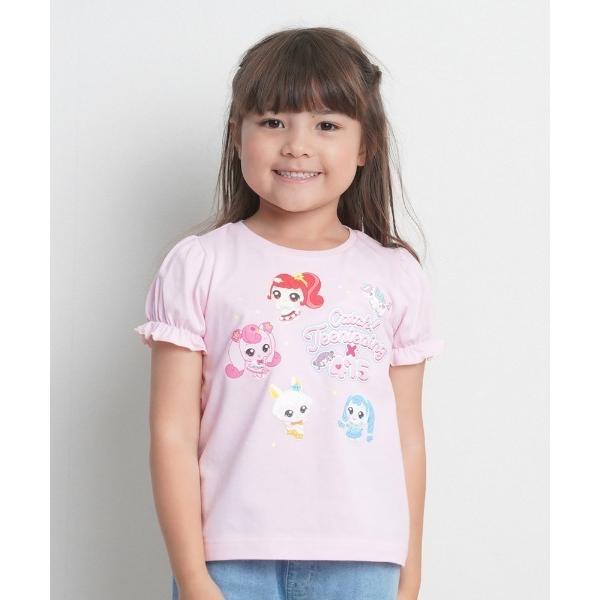 tシャツ ティニピン×475 半袖Ｔシャツ パフスリーブ 天竺 しなこコラボ キッズ 子供服 男の子...