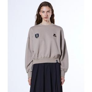 トレーナー スウェット ベアロゴ 裏毛スウェット レディース