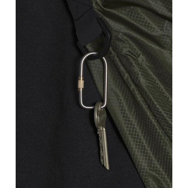 キーホルダー Detail ディテール チタニウム スクリューロック キーリング カラビナ キーリン...