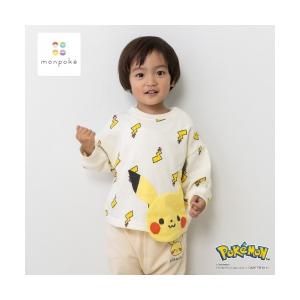 トレーナー monpoke モンポケ 衿付き ピカチュウ キッズ 子供服 男の子
