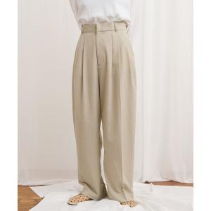 スラックス パンツ 3tuck pants レディース