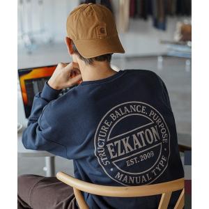 トレーナー スウェット 「EZKATON」Balance Code Heavy Cotton Sweatshirts/JUMT6900 メンズ