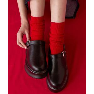 スリッポン 「BONLECILL Marche」ボリュームソールクロッグサボシューズ レディース