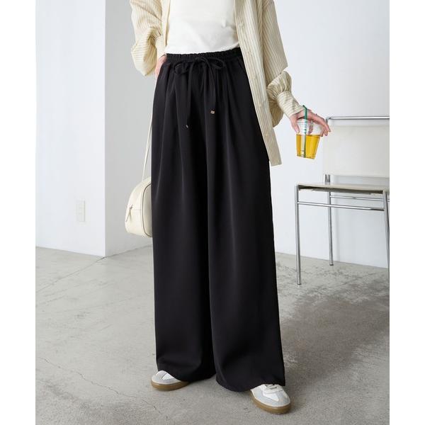 スラックス パンツ 「マシンウォッシャブル/ストレッチ/イージーケア/防シワ」キレイージードレープス...