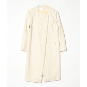 「ANTEPRIMA」 ノーカラーコート 38 イエロー レディース