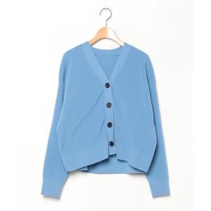 「GLOBAL WORK」 カーディガン SHORT ライトブルー レディース