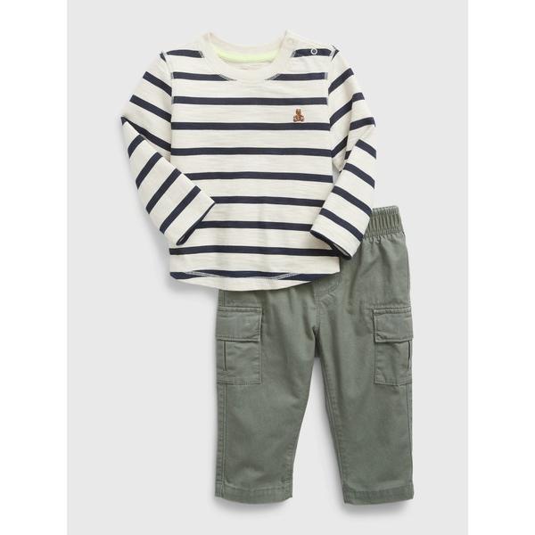 「GAP」 「KIDS」セットアップ 18-24M ベージュ キッズ