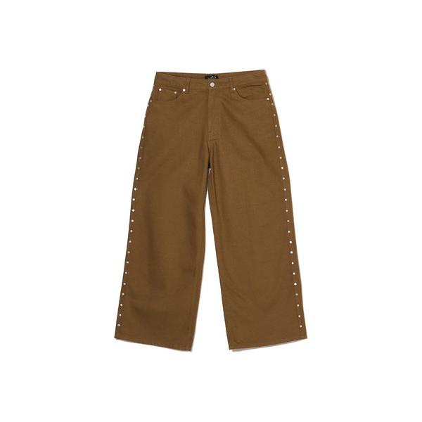 チノパン SUPER BAGGY STUDDED PANTS メンズ